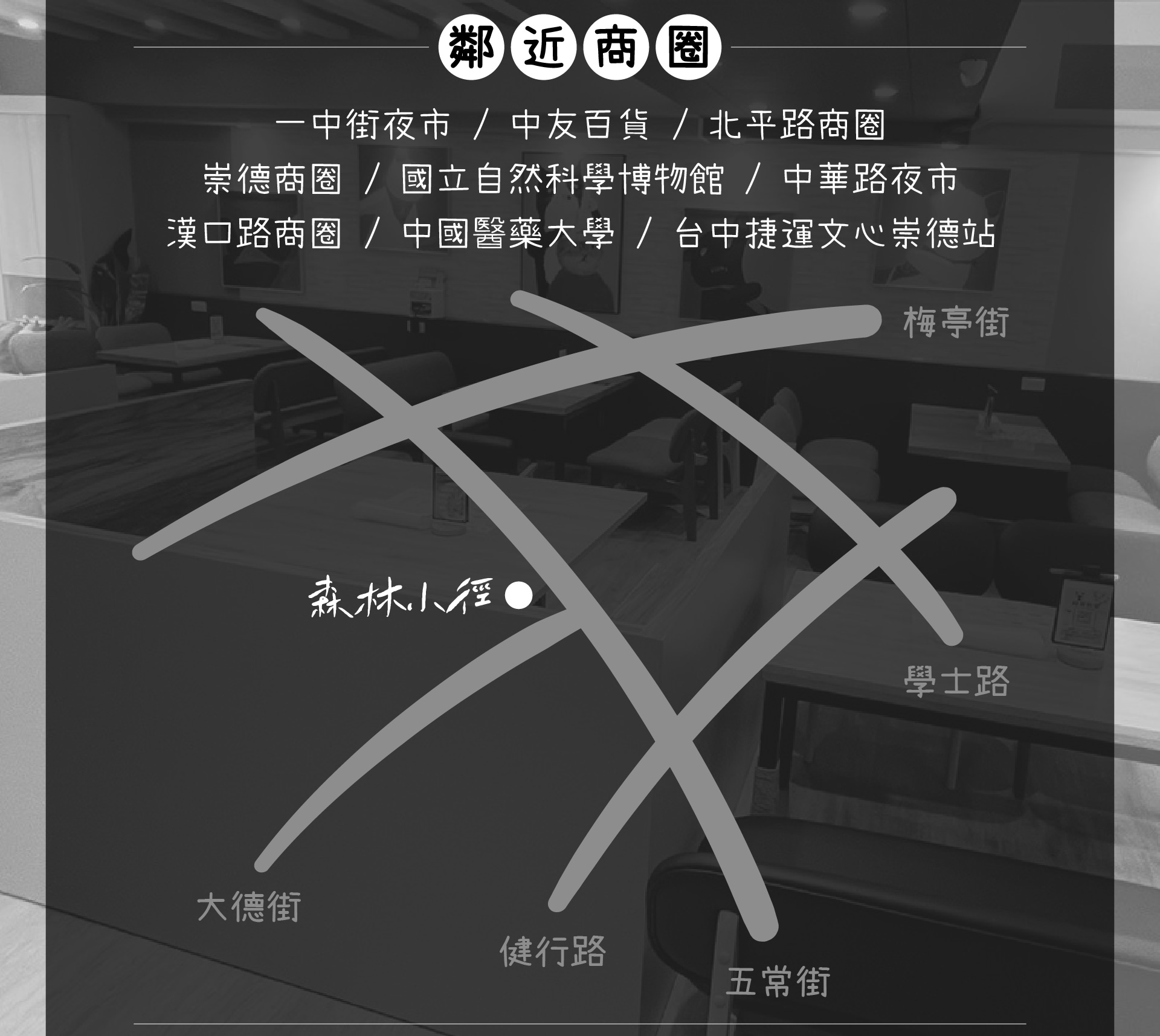 森林小徑餐廳 健行店 地址
